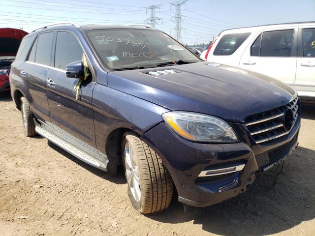 4JGDA5HBXDA212255 - 2013 MERCEDES-BENZ ML 350 4MATIC BLUE photo 4