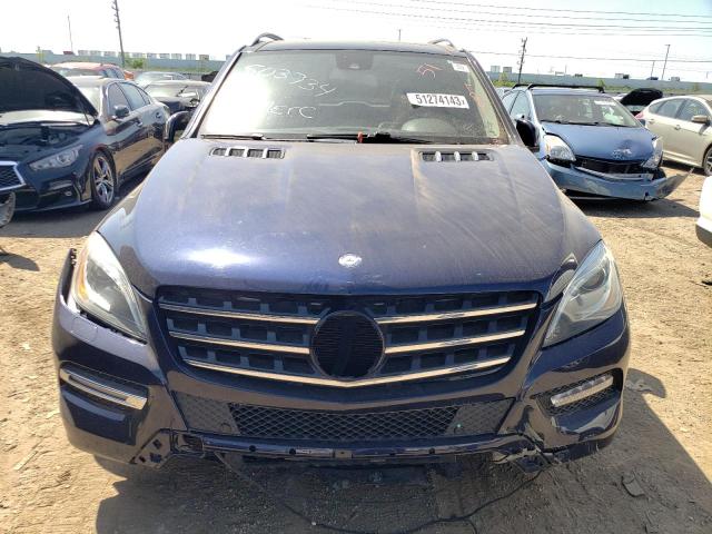 4JGDA5HBXDA212255 - 2013 MERCEDES-BENZ ML 350 4MATIC BLUE photo 5