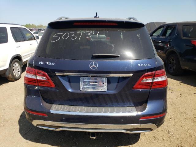 4JGDA5HBXDA212255 - 2013 MERCEDES-BENZ ML 350 4MATIC BLUE photo 6