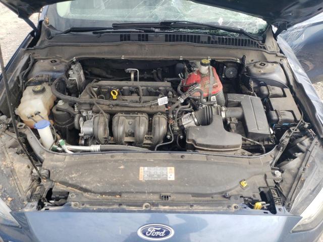 3FA6P0H72JR135026 - 2018 FORD FUSION SE BLUE photo 11