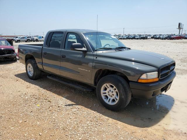 1B7GL2AN31S153909 - 2001 DODGE DAKOTA QUAD GRAY photo 4