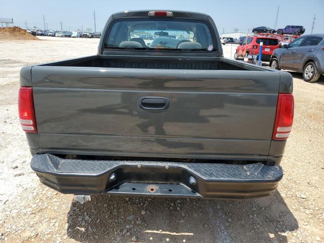 1B7GL2AN31S153909 - 2001 DODGE DAKOTA QUAD GRAY photo 6