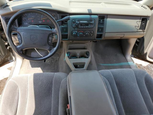 1B7GL2AN31S153909 - 2001 DODGE DAKOTA QUAD GRAY photo 8