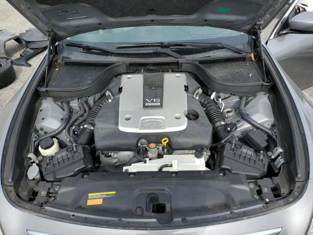 JN1CV6AP6DM723043 - 2013 INFINITI G37 BASE GRAY photo 11