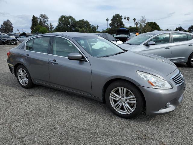 JN1CV6AP6DM723043 - 2013 INFINITI G37 BASE GRAY photo 4