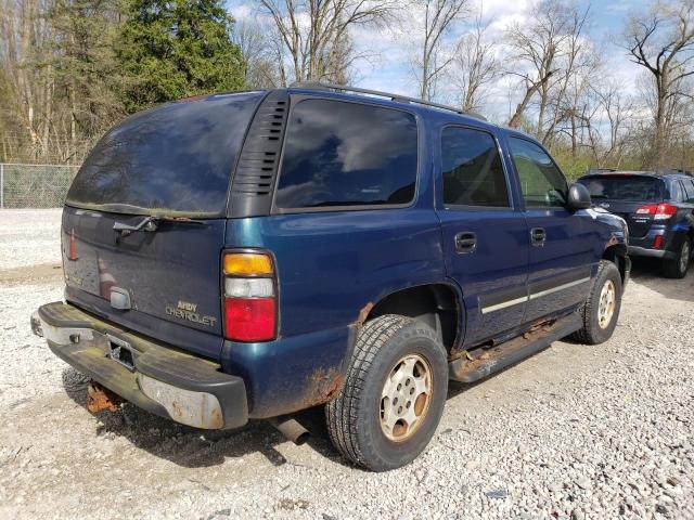 1GNEK13V35J129288 - 2005 CHEVROLET TAHOE K1500 BLUE photo 3