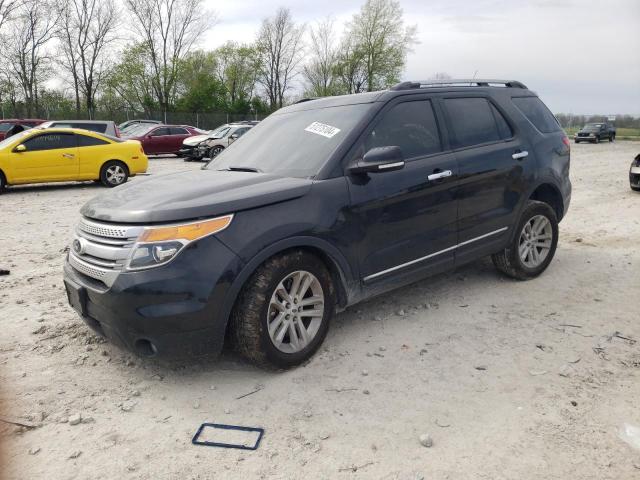 1FM5K8D80EGA95636 - 2014 FORD EXPLORER XLT BLACK photo 1