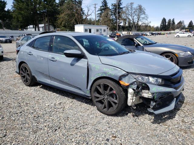 SHHFK7H46HU228942 - 2017 HONDA CIVIC SPORT GRAY photo 4