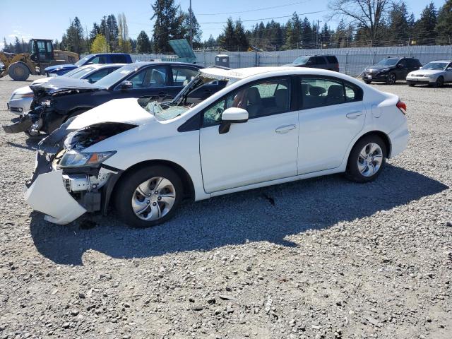 2HGFB2F50FH559766 - 2015 HONDA CIVIC LX WHITE photo 1