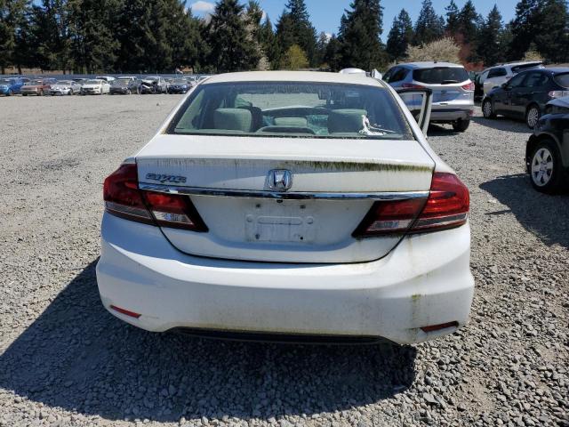 2HGFB2F50FH559766 - 2015 HONDA CIVIC LX WHITE photo 6