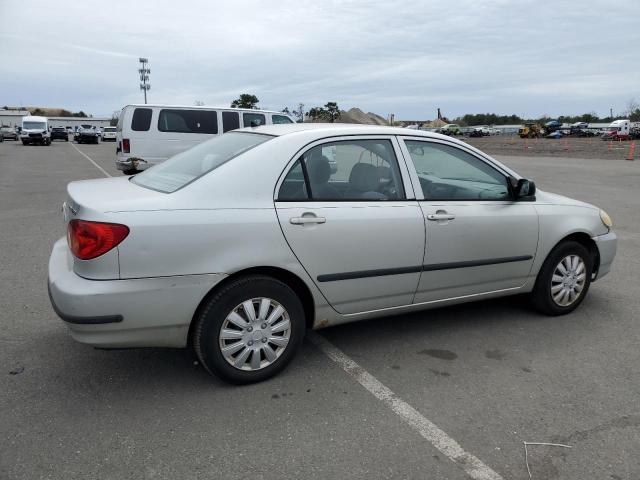 1NXBR32EX3Z016627 - 2003 TOYOTA COROLLA CE SILVER photo 3