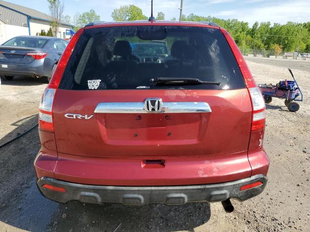 JHLRE48777C101839 - 2007 HONDA CR-V EXL RED photo 6