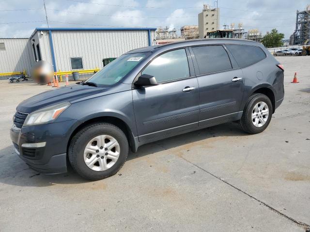 1GNKRFED4DJ259000 - 2013 CHEVROLET TRAVERSE LS GRAY photo 1