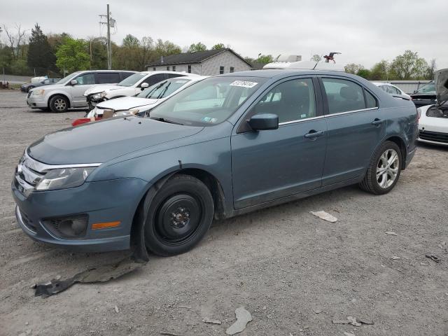 3FAHP0HA1CR154206 - 2012 FORD FUSION SE BLUE photo 1