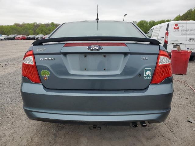 3FAHP0HA1CR154206 - 2012 FORD FUSION SE BLUE photo 6