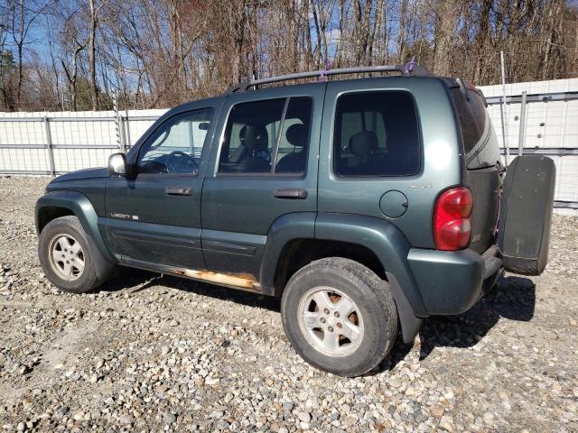 1J4GL58K22W281480 - 2002 JEEP LIBERTY LIMITED GREEN photo 2