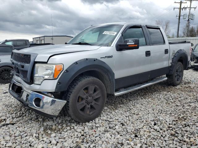 1FTPW14V49FA11926 - 2009 FORD F150 SUPERCREW SILVER photo 1