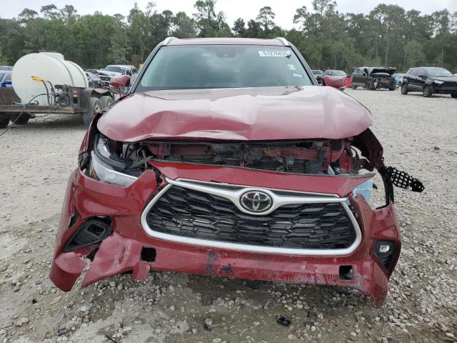 5TDHZRAH5LS507561 - 2020 TOYOTA HIGHLANDER XLE Bordo fotoğraf 5