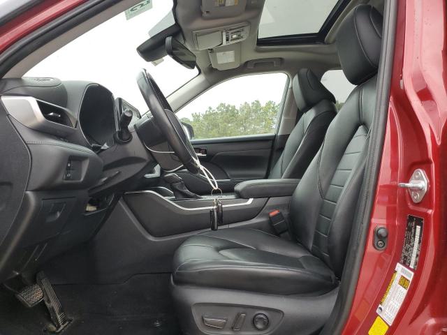 5TDHZRAH5LS507561 - 2020 TOYOTA HIGHLANDER XLE Bordo fotoğraf 7