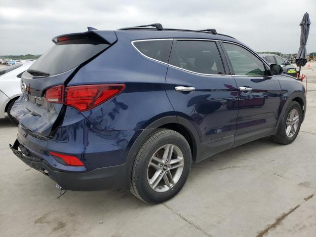 5XYZU3LB5JG507711 - 2018 HYUNDAI SANTA FE S BLUE photo 3