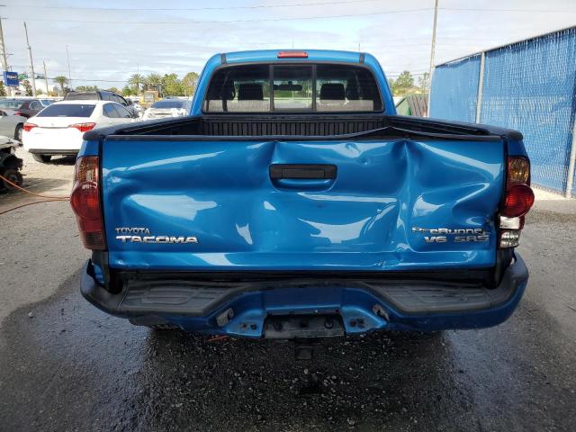 5TETU62N06Z242048 - 2006 TOYOTA TACOMA PRERUNNER ACCESS CAB BLUE photo 6