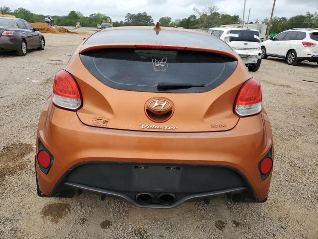 KMHTC6AE2FU231481 - 2015 HYUNDAI VELOSTER TURBO ORANGE photo 6