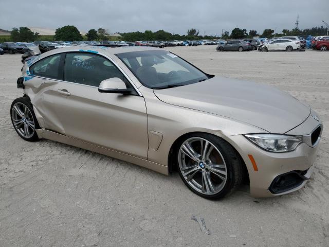 WBA4R7C38HK896003 - 2017 BMW 430I BEIGE photo 4