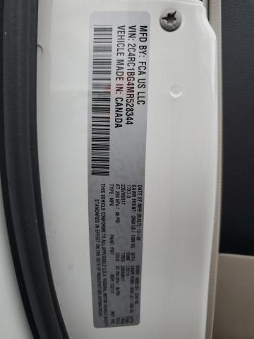 2C4RC1BG4MR528344 - 2021 CHRYSLER PACIFICA TOURING L 白色 照片 13