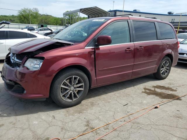 2C4RDGCG1HR858432 - 2017 DODGE GRAND CARA SXT MAROON photo 1