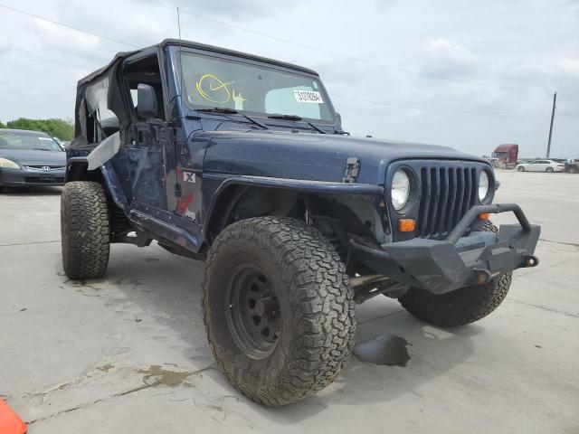 1J4FA39SX6P703032 - 2006 JEEP WRANGLER X BLUE photo 4