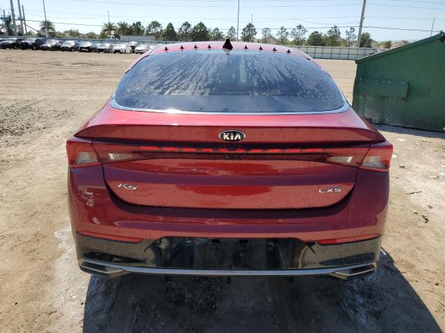 5XXG14J28MG006264 - 2021 KIA K5 LXS RED photo 6