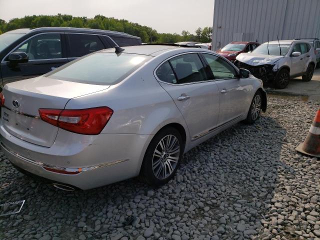 KNALN4D75G5211296 - 2016 KIA CADENZA LUXURY SILVER photo 3