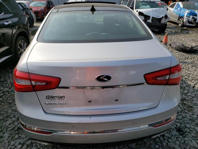 KNALN4D75G5211296 - 2016 KIA CADENZA LUXURY SILVER photo 6