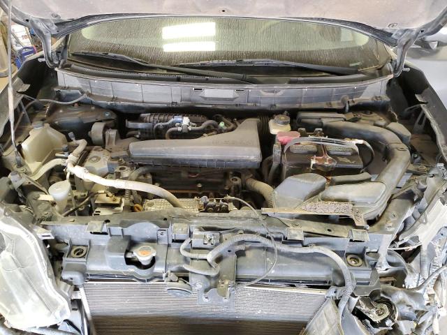 5N1AT2MT5EC777223 - 2014 NISSAN ROGUE S GRAY photo 12