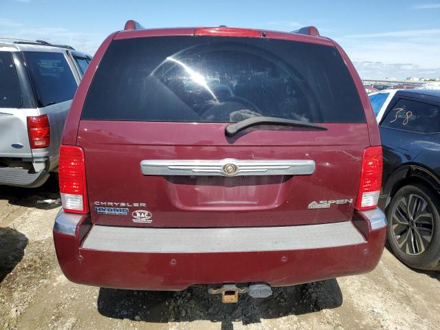 1A8JW18T99F709374 - 2009 CHRYSLER ASPEN HYBRID LIMITED BURGUNDY photo 6