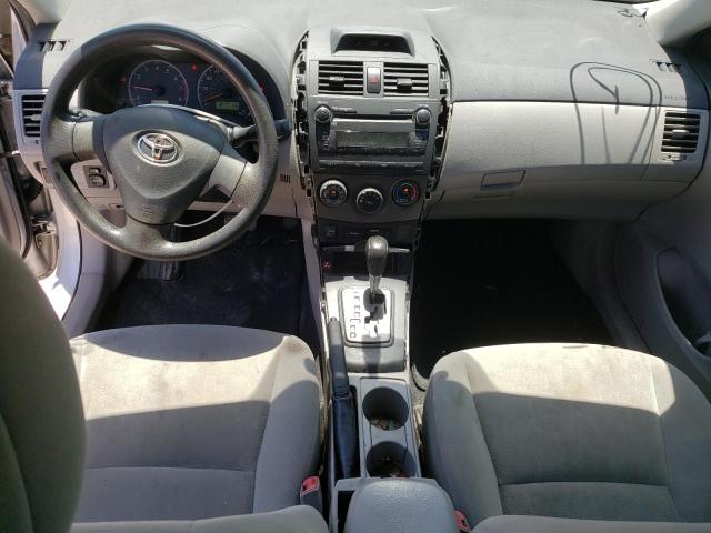 2T1BU4EE8DC125980 - 2013 TOYOTA COROLLA BASE SILVER photo 8