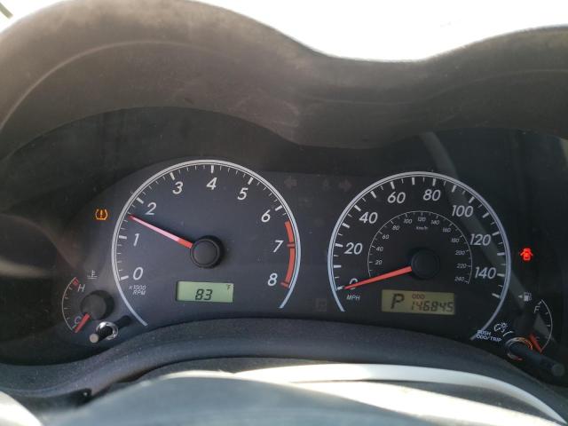 2T1BU4EE8DC125980 - 2013 TOYOTA COROLLA BASE SILVER photo 9