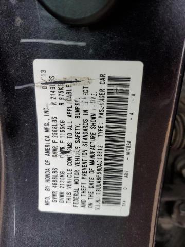 19UUA8F58DA016612 - 2013 ACURA TL TECH CHARCOAL photo 12