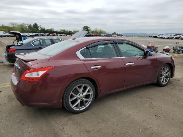 1N4AA5AP4AC815656 - 2010 NISSAN MAXIMA S BURGUNDY photo 3