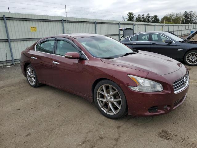 1N4AA5AP4AC815656 - 2010 NISSAN MAXIMA S BURGUNDY photo 4