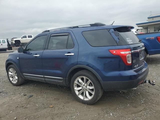 1FMHK7D83CGA98728 - 2012 FORD EXPLORER XLT BLUE photo 2