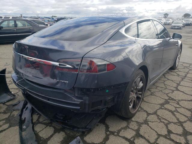 5YJSA1E21MF427717 - 2021 TESLA MODEL S Boz foto 3