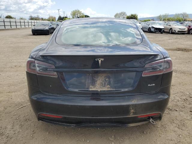 5YJSA1E62MF455304 - 2021 TESLA MODEL S BLACK photo 6