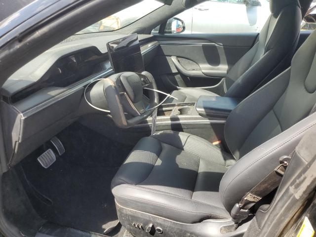 5YJSA1E62MF455304 - 2021 TESLA MODEL S BLACK photo 7