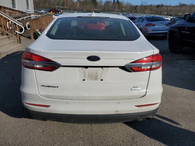 3FA6P0HDXLR128463 - 2020 FORD FUSION SE WHITE photo 6