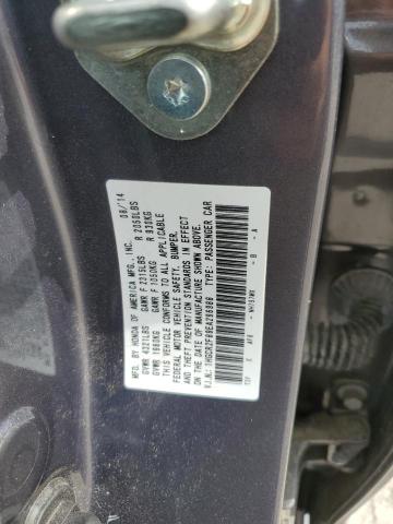 1HGCR2F89EA296988 - 2014 HONDA ACCORD EXL GRAY photo 12