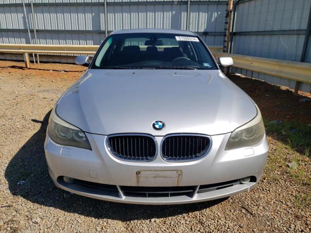 WBANA73545B818519 - 2005 BMW 530 I SILVER photo 5