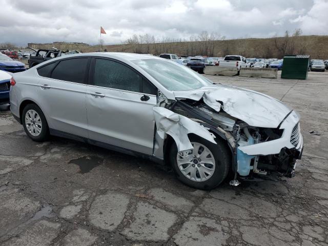 1FA6P0G75E5371650 - 2014 FORD FUSION S SILVER photo 4