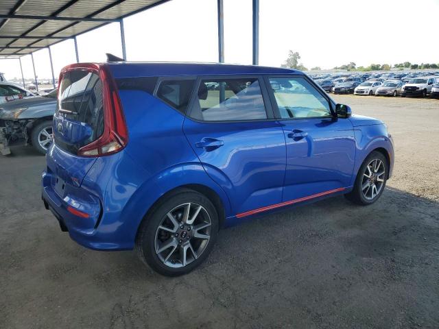 KNDJ53AF5L7014112 - 2020 KIA SOUL GT-LINE TURBO BLUE photo 3