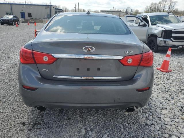 JN1EV7AR8HM830312 - 2017 INFINITI Q50 PREMIUM SILVER photo 6